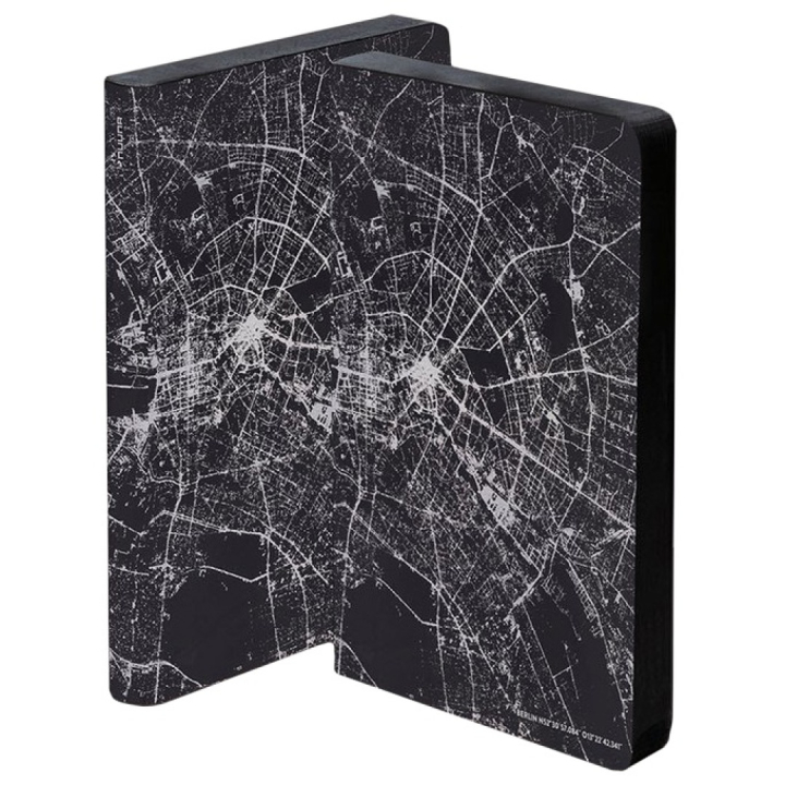 Notebook Graphic Traveller - Nightflight Berlin Silver dans le groupe Papiers & Blocs / Écrire et consigner / Carnets chez Pen Store (104890)