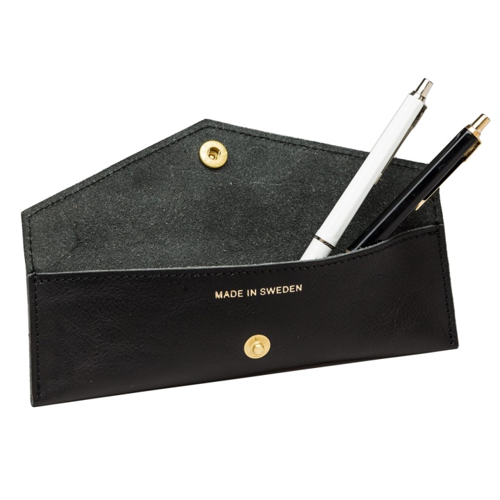 Pennie Trousse Leather 21 cm Black dans le groupe Stylos / Accessoires Crayons / Trousses chez Pen Store (104911)