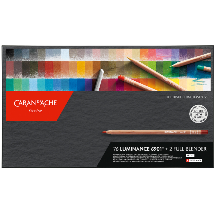 Luminance 6901 Lot de 76 dans le groupe Stylos / Crayons d'artistes / Crayons de couleurs chez Pen Store (104931)