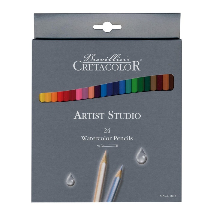 Artist Studio Crayons aquarelle Lot de 24 dans le groupe Stylos / Crayons d'artistes / Crayons aquarellables chez Pen Store (105027)