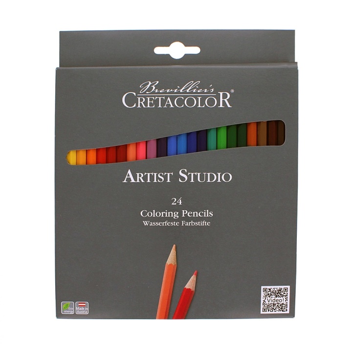 Artist Studio Crayons de couleur Lot de 24 dans le groupe Stylos / Crayons d'artistes / Crayons de couleurs chez Pen Store (105030)