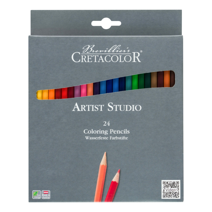 Artist Studio Crayons de couleur Lot de 24 dans le groupe Stylos / Crayons d'artistes / Crayons de couleurs chez Pen Store (105030)