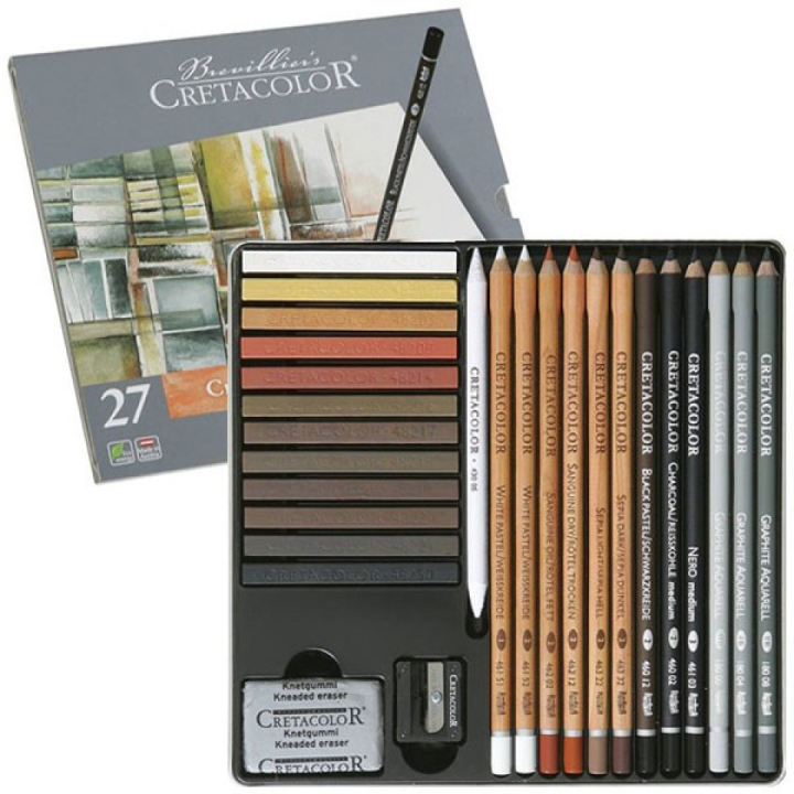Creativo coffret esquisse dans le groupe Matériels d'artistes / Craie et Graphite / Graphite et crayon à papier chez Pen Store (105034)