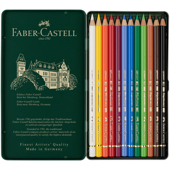 Crayons de couleur Polychromos Lot de 12 dans le groupe Stylos / Crayons d'artistes / Crayons de couleurs chez Pen Store (105074)