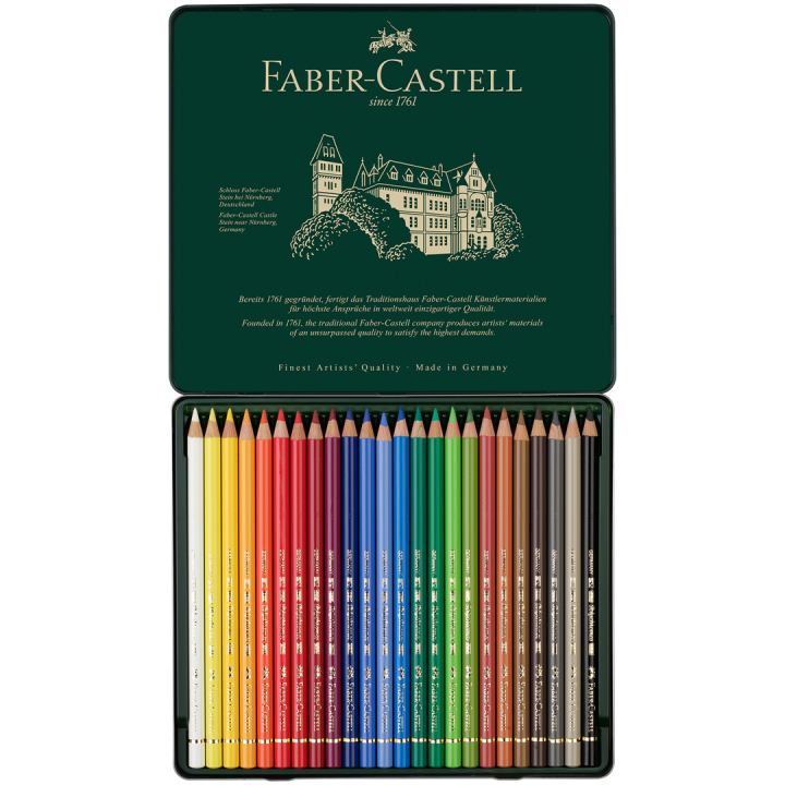 Crayons de couleur Polychromos Lot de 24 dans le groupe Stylos / Crayons d'artistes / Crayons de couleurs chez Pen Store (105075)