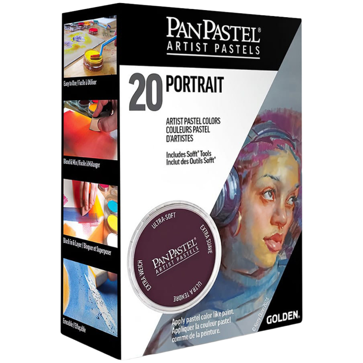 Soft Pastel Pans Portrait Lot de 20 dans le groupe Matériels d'artistes / Couleurs de l'artiste / Pastels / Pastel sec chez Pen Store (106068)
