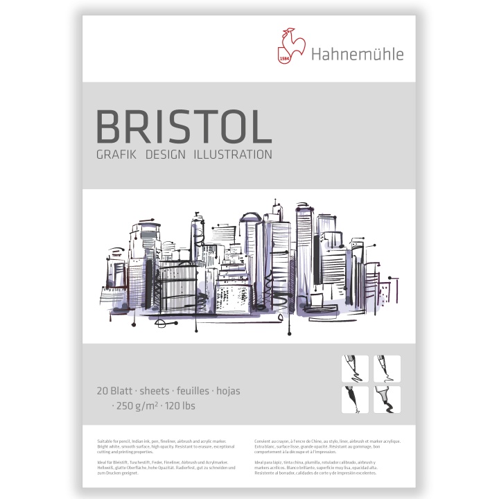Bristol Paper A3 dans le groupe Papiers & Blocs / Bloc Artiste / Bloc dessin chez Pen Store (106117)