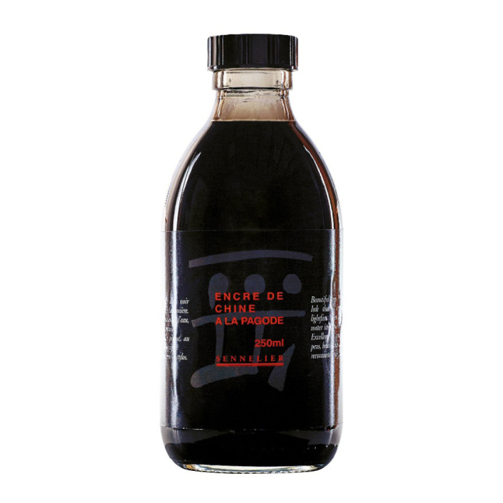 Indian Ink A La Pagode 250 ml dans le groupe Matériels d'artistes / Couleurs de l'artiste / Encre de chine et encre chez Pen Store (106214)