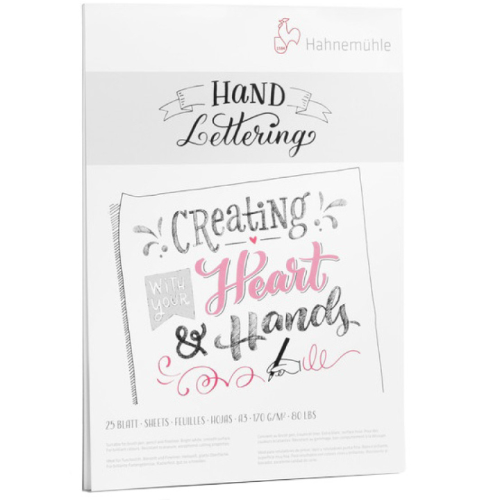Hand Lettering paper A4 dans le groupe Papiers & Blocs / Bloc Artiste / Bloc dessin chez Pen Store (106274)
