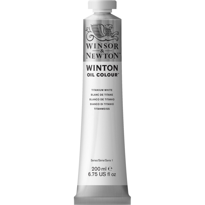 Winton Peinture à l'huile 200 ml Zinc white 748 dans le groupe Matériels d'artistes / Couleurs de l'artiste / Peintures à l'huile chez Pen Store (107445)