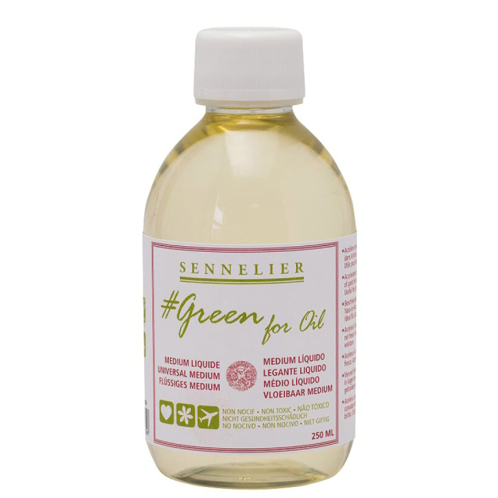 Green For Oil Liquid Medium 250 ml dans le groupe Matériels d'artistes / Médiums de peinture et vernis / Les médiums d'huile chez Pen Store (107500)