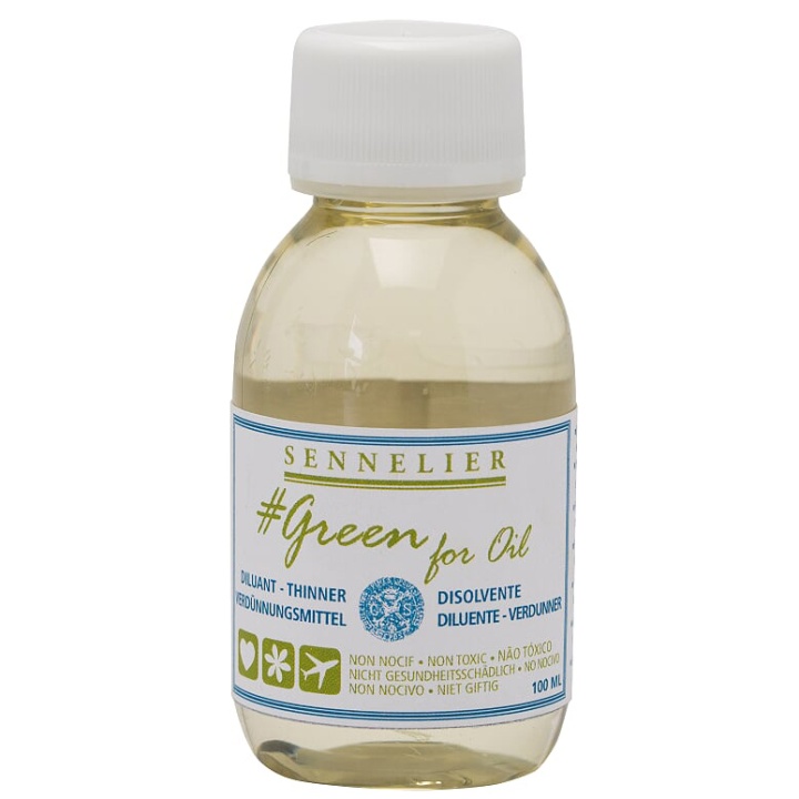 Green For Oil Thinner 100 ml dans le groupe Matériels d'artistes / Médiums de peinture et vernis / Les médiums d'huile chez Pen Store (107518)