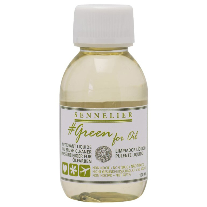 Green For Oil Nettoyant pour pinceaux 100 ml dans le groupe Matériels d'artistes / Médiums de peinture et vernis / Les médiums d'huile chez Pen Store (107520)