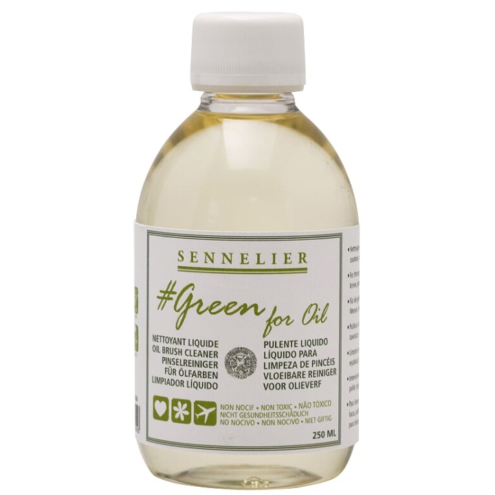 Green For Oil Nettoyant pour pinceaux 250 ml dans le groupe Matériels d'artistes / Médiums de peinture et vernis / Les médiums d'huile chez Pen Store (107521)