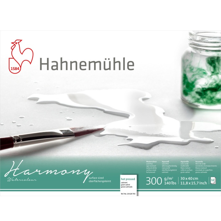 Papier aquarelle Harmony 300g HP 30×40cm dans le groupe Papiers & Blocs / Bloc Artiste / Papier pour aquarelle chez Pen Store (108751)