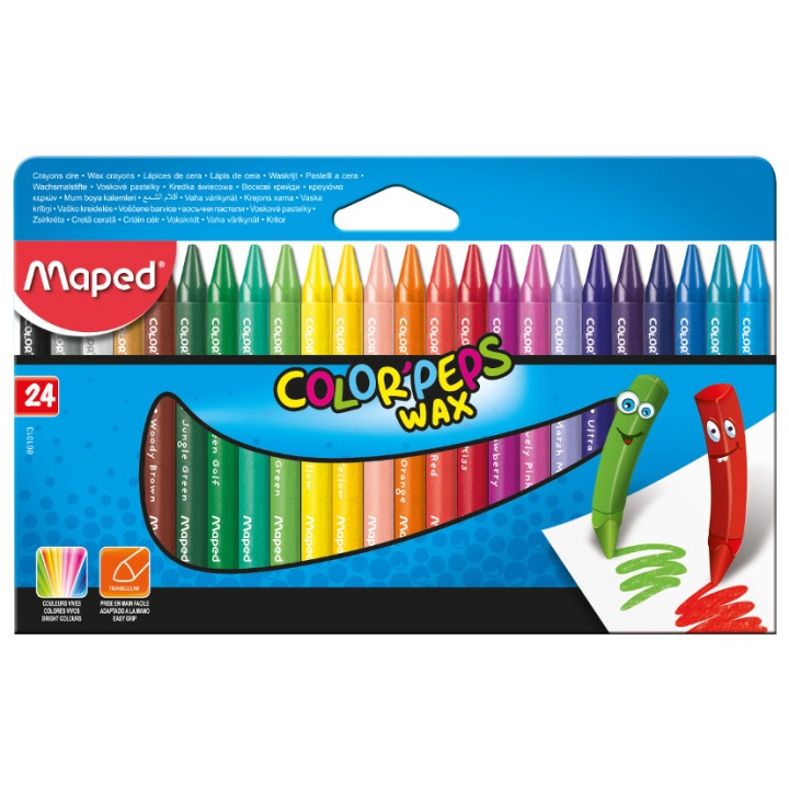 Color Peps Craies de cire Lot de 24 (3 ans et +) dans le groupe Kids / Crayons pours les enfants / Craies pour les enfants chez Pen Store (108773)