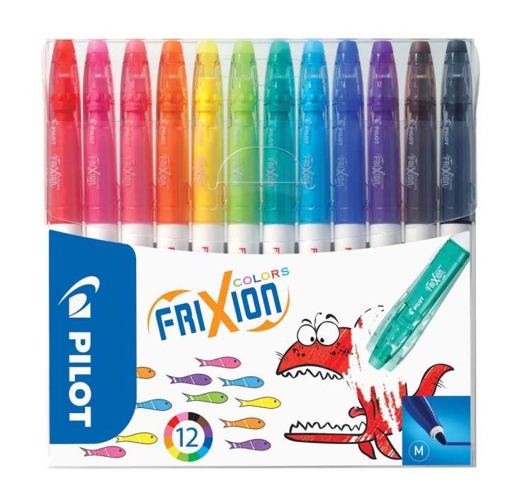 Frixion Colors Lot de 12 Feutres Effaçables (3 ans et +) dans le groupe Stylos / Crayons d'artistes / Feutres chez Pen Store (109080)