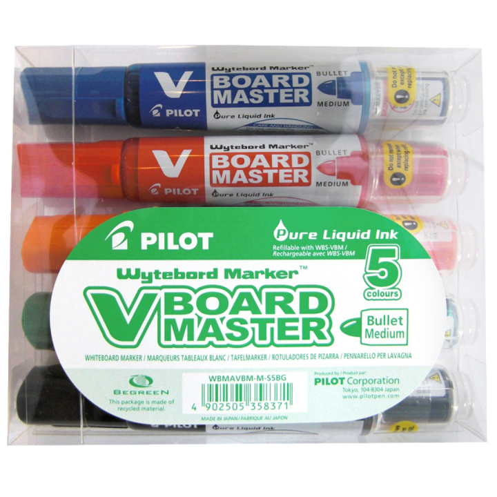 V-Board Master Conique ensemble de 5 dans le groupe Stylos / Bureau / Marquers pour tableau blanc chez Pen Store (109301)