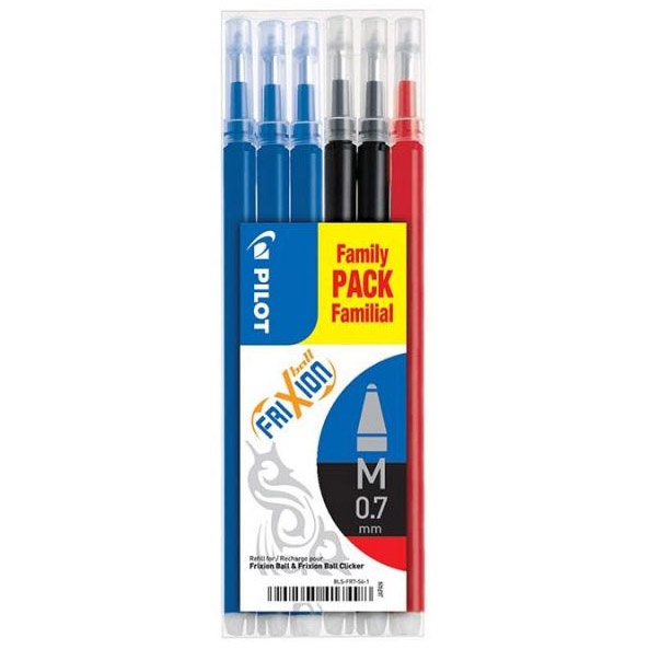 Cartouche/Refill FriXion 0.7 lot de 6 dans le groupe Stylos / Accessoires Crayons / Cartouches et Recharges chez Pen Store (109389_r)