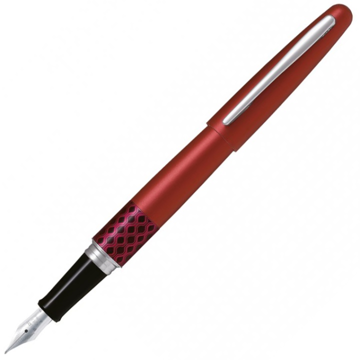 MR Retro Pop Stylo-plume Rouge metallic dans le groupe Stylos / Stylo haute de gamme / Stylo à plume chez Pen Store (109500)