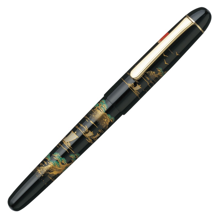 Stylo-plume 'Kaga' Hira Maki-e Sansui dans le groupe Stylos / Stylo haute de gamme / Stylo à plume chez Pen Store (109854_r)
