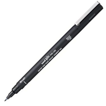 Pin Brush Pen Black dans le groupe Stylos / Crayons d'artistes / Feutres pinceaux chez Pen Store (110295)