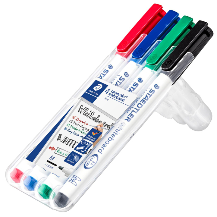 Lumocolor Whiteboard Medium lot de 4 dans le groupe Stylos / Bureau / Marquers pour tableau blanc chez Pen Store (110983)