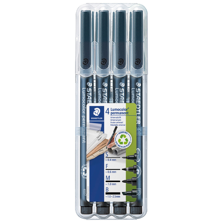 Lumocolor permanent lot de 4 dans le groupe Stylos / Bureau / Marquers chez Pen Store (111029)