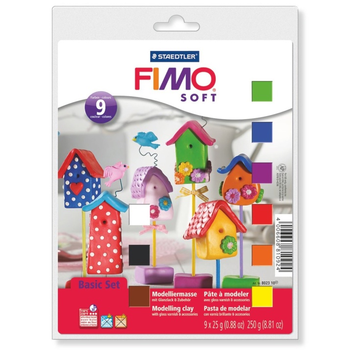 FIMO Soft Basic Set dans le groupe Loisirs créatifs / Former / Modeler chez Pen Store (111034)