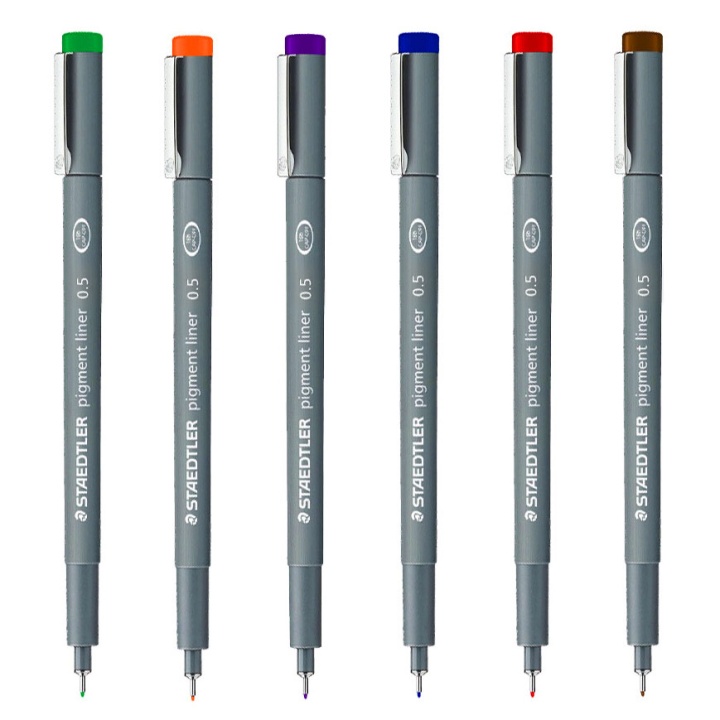 Pigment Liner Color 0,5 mm dans le groupe Stylos / Écrire / Feutres Fineliners chez Pen Store (111215_r)
