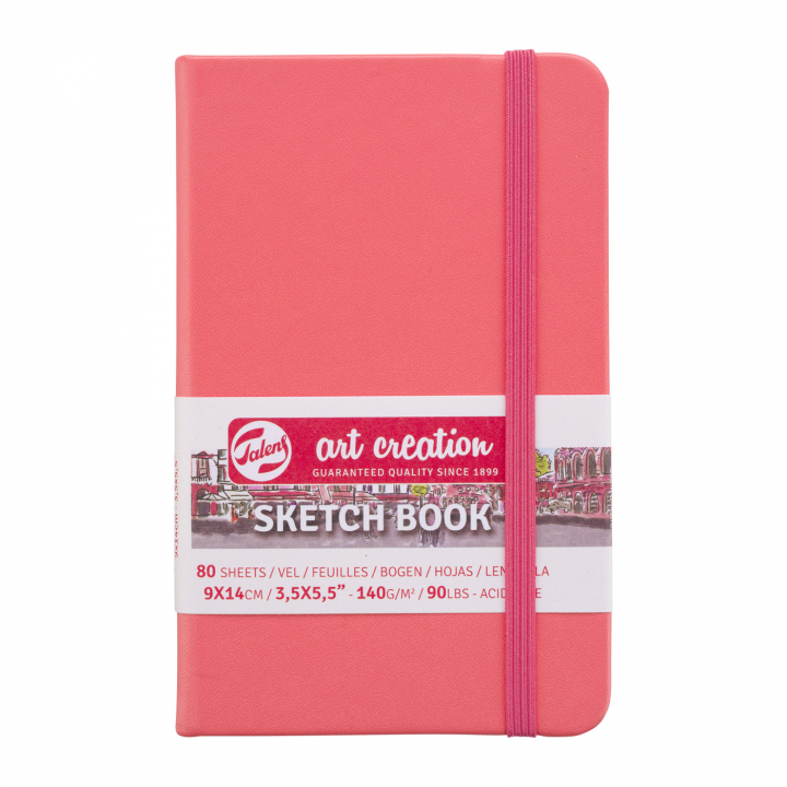 Sketchbook Pocket Coral Red dans le groupe Papiers & Blocs / Bloc Artiste / Cahiers d'esquisses chez Pen Store (111764)