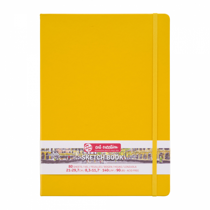 Sketchbook A4 Golden Yellow dans le groupe Papiers & Blocs / Bloc Artiste / Cahiers d'esquisses chez Pen Store (111766)