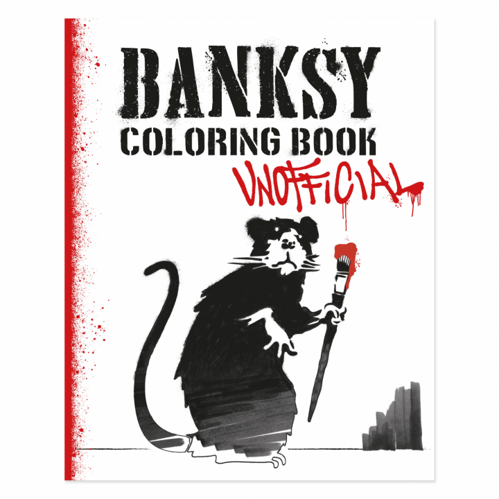 Banksy Coloring Book dans le groupe Loisirs créatifs / Livres / Album de coloriage pour les adultes chez Pen Store (111783)