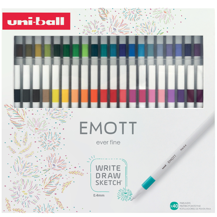 Emott lot de 40 dans le groupe Stylos / Crayons d'artistes / Feutres d'illustrations chez Pen Store (111841)