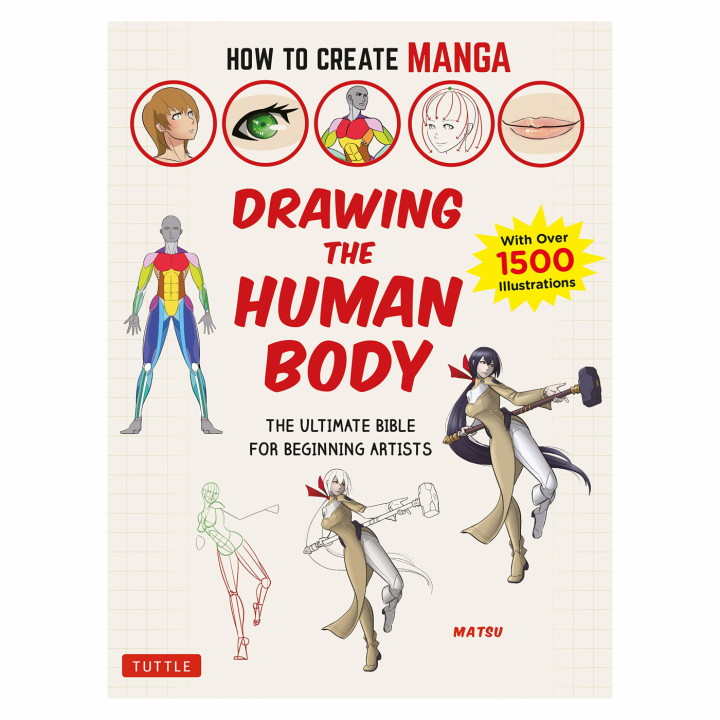 How to Create Manga: Drawing the Human Body dans le groupe Loisirs créatifs / Livres / Livres d'instruction chez Pen Store (111879)
