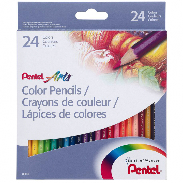 Crayons de couleur Lot de 24 dans le groupe Stylos / Crayons d'artistes / Crayons de couleurs chez Pen Store (112560)