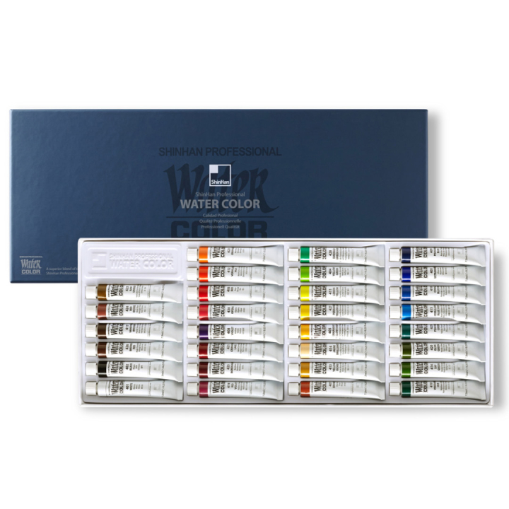 Peinture aquarelle PRO lot de 30 dans le groupe Matériels d'artistes / Couleurs de l'artiste / Peinture aquarelle / Aquarelle en tube chez Pen Store (112597)