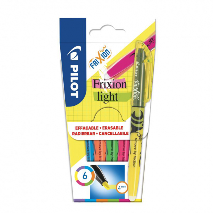 FriXion Light Lot de 6 dans le groupe Stylos / Bureau / Surligneurs chez Pen Store (125321)