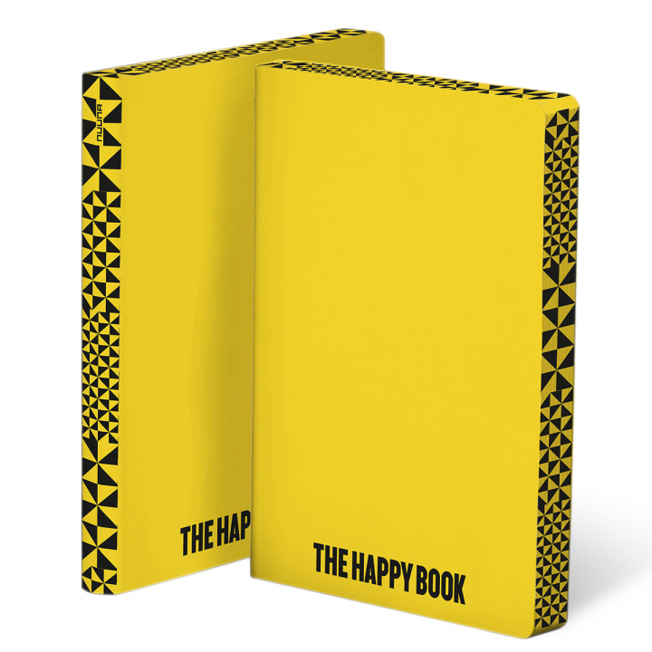 Notebook Graphic L - The Happy Book dans le groupe Papiers & Blocs / Écrire et consigner / Carnets chez Pen Store (125452)