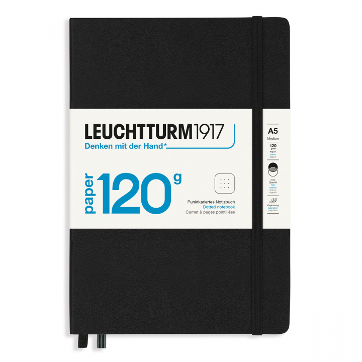 Notebook A5 120 g Black dans le groupe Papiers & Blocs / Écrire et consigner / Carnets chez Pen Store (125483_r)