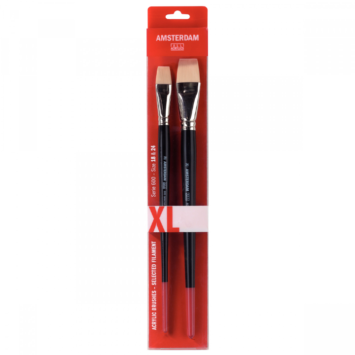 Series 600 Brush Flat Set XL dans le groupe Matériels d'artistes / Pinceaux / Pinceaux acrylique chez Pen Store (125692)