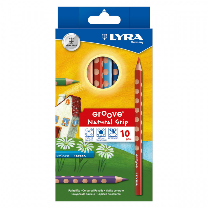 Groove 10-pack dans le groupe Kids / Crayons pours les enfants / Crayons de couleurs pour les enfants chez Pen Store (125934)
