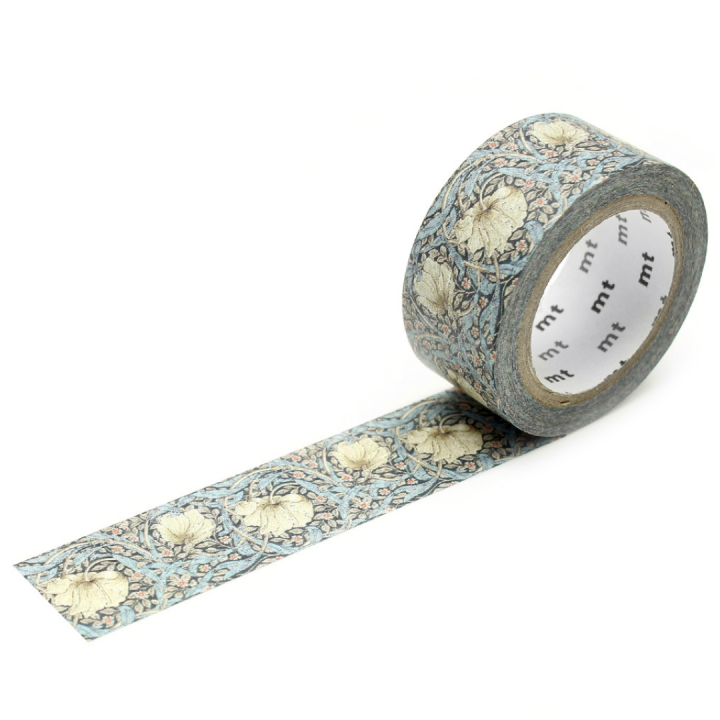 William Morris x MT  Pimperne Washi-band adhésive dans le groupe Loisirs créatifs / Accessoires Hobby / Washi Tape chez Pen Store (126385)