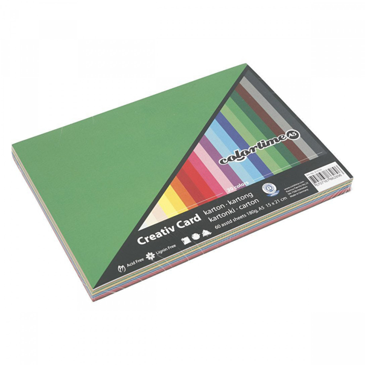 Papier coloré basic A5 180 g dans le groupe Loisirs créatifs / Former / Hobby et DIY chez Pen Store (126471)