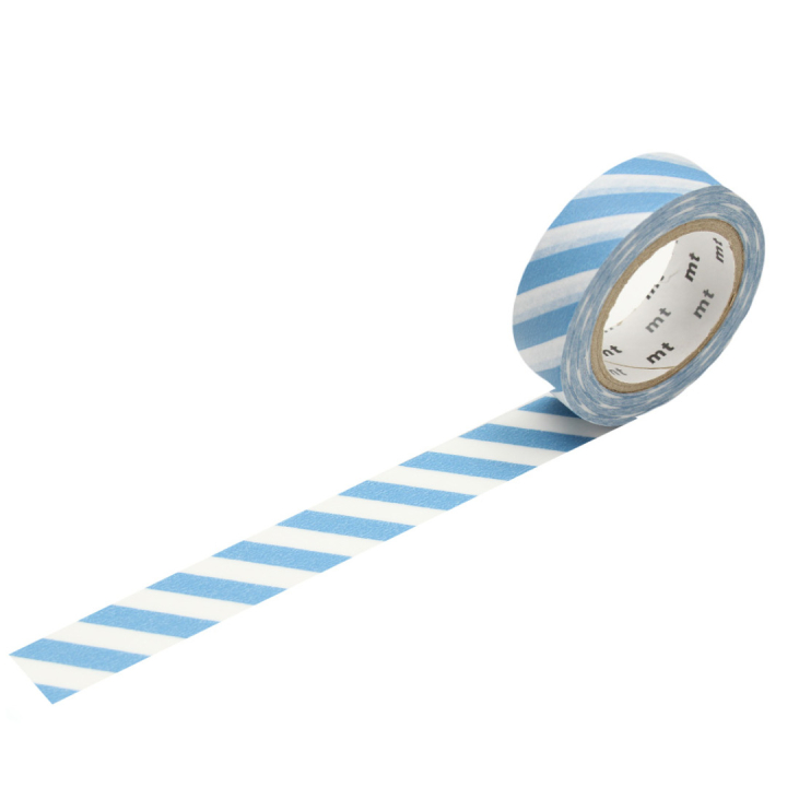 Washi-band adhésive Stripe Sky dans le groupe Loisirs créatifs / Accessoires Hobby / Washi Tape chez Pen Store (126482)