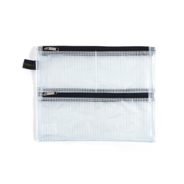 Trousse Double-Zip Mesh A5 dans le groupe Stylos / Accessoires Crayons / Trousses chez Pen Store (126510)