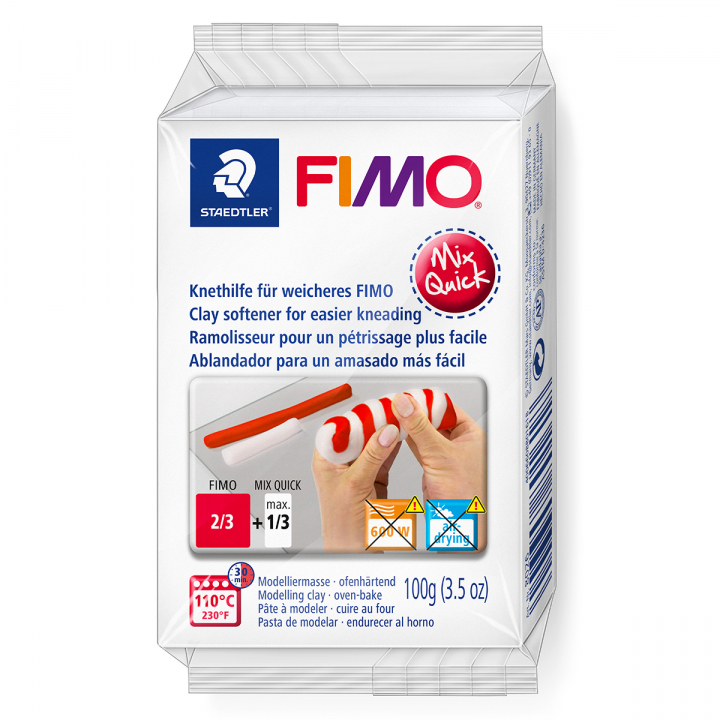 FIMO Mix Quick Clay softener 100 g dans le groupe Loisirs créatifs / Former / Modeler chez Pen Store (126655)