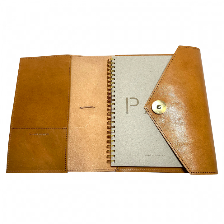 Ulf Leather Notebook Cognac dans le groupe Papiers & Blocs / Écrire et consigner / Carnets chez Pen Store (126791)