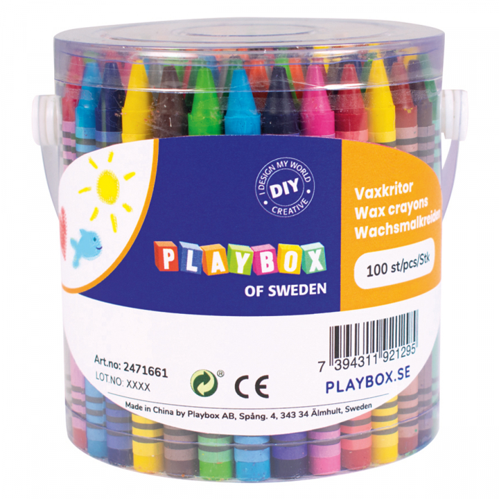 Craies de cire lot de 100 dans le groupe Kids / Crayons pours les enfants / Craies pour les enfants chez Pen Store (126842)