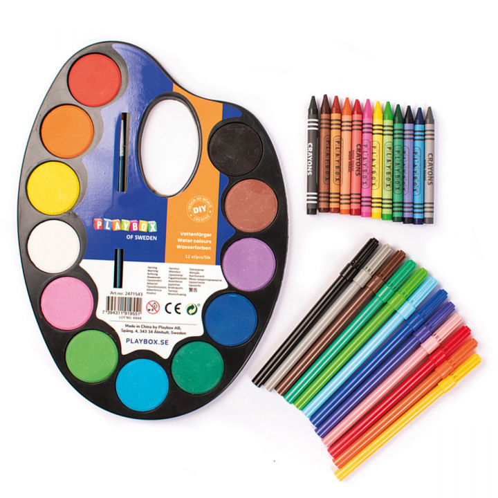 Kit de démarrage pour peindre et dessiner dans le groupe Kids / Hobby et Coleurs pour enfants / Peinture aquarelle pour les enfants chez Pen Store (126897)